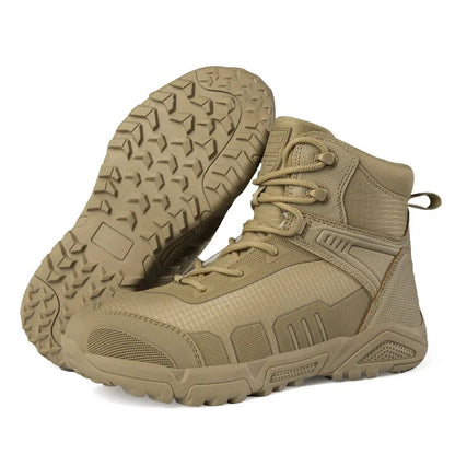 Botas hombre antideslizantes caña media estilo táctico - Rexton