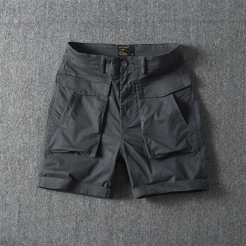 Pantalones cortos para hombre algodón bolsillos cargo estilo casual - Erik