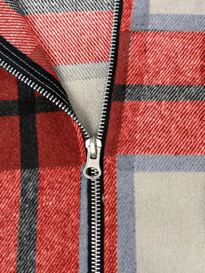 Chaqueta hombre cuadros con capucha casual - Pilato