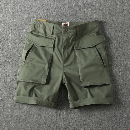 Pantalones cortos para hombre algodón bolsillos cargo estilo casual - Erik