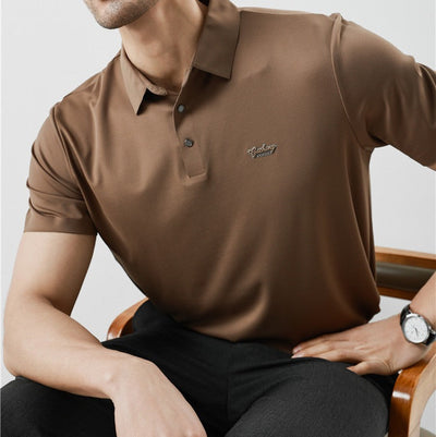 Polo para hombre de algodón piqué corte clásico - Kenji