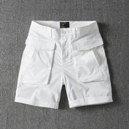 Pantalones cortos para hombre algodón bolsillos cargo estilo casual - Erik