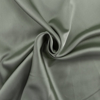 Vestido mujer satinado manga acampanada escote cruzado - Margaux