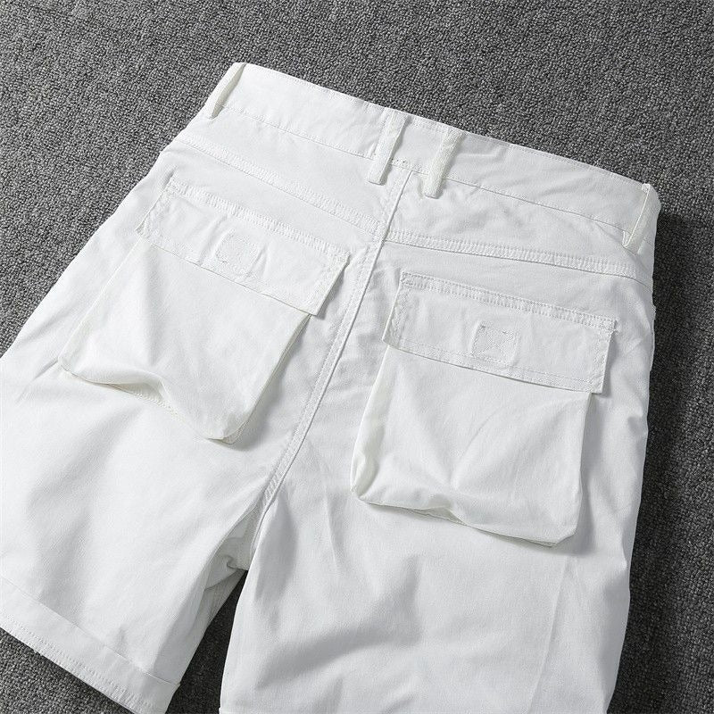 Pantalones cortos para hombre algodón bolsillos cargo estilo casual - Erik
