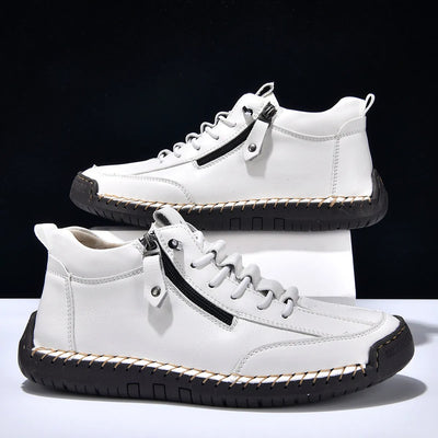 Zapatillas hombre piel sintética cierre lateral estilo urbano - Aksel