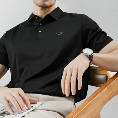 Polo para hombre de algodón piqué corte clásico - Kenji