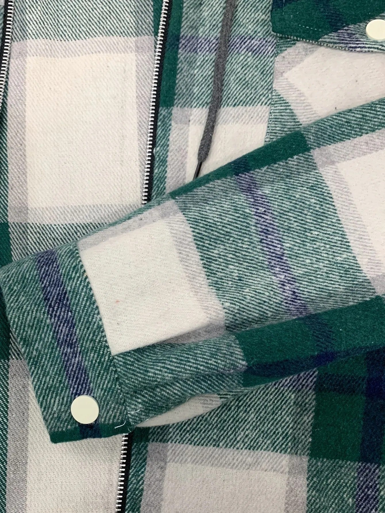 Chaqueta hombre cuadros con capucha casual - Pilato