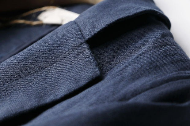 Blazer casual de lino para mujer - Amara