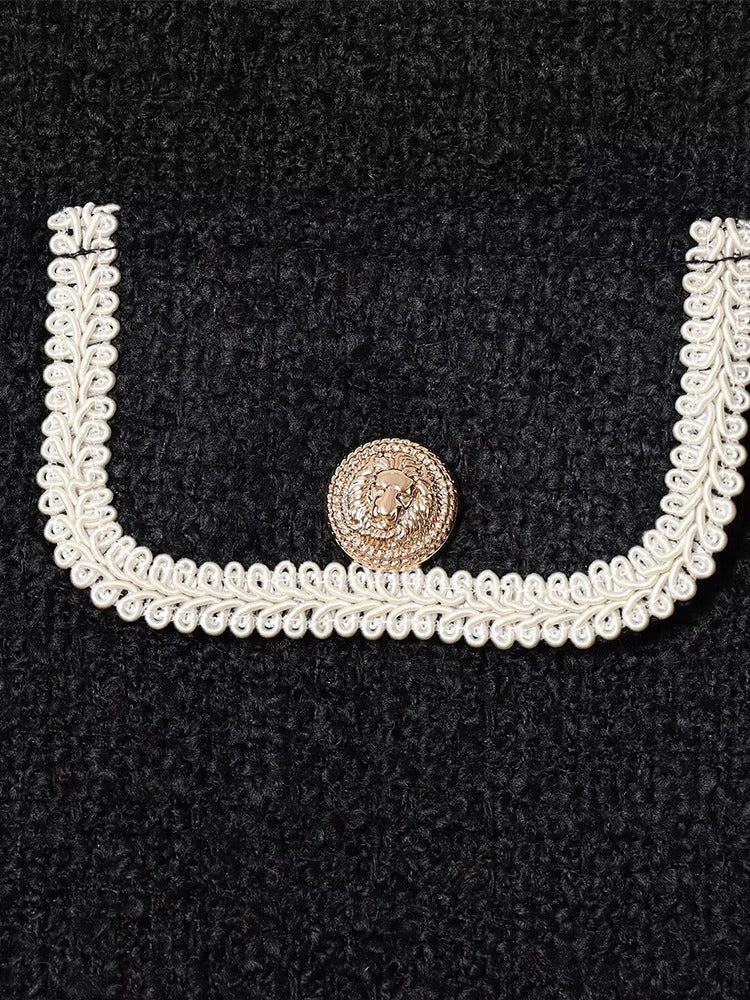 Chaqueta corta de mujer con botones decorativos -  Alida