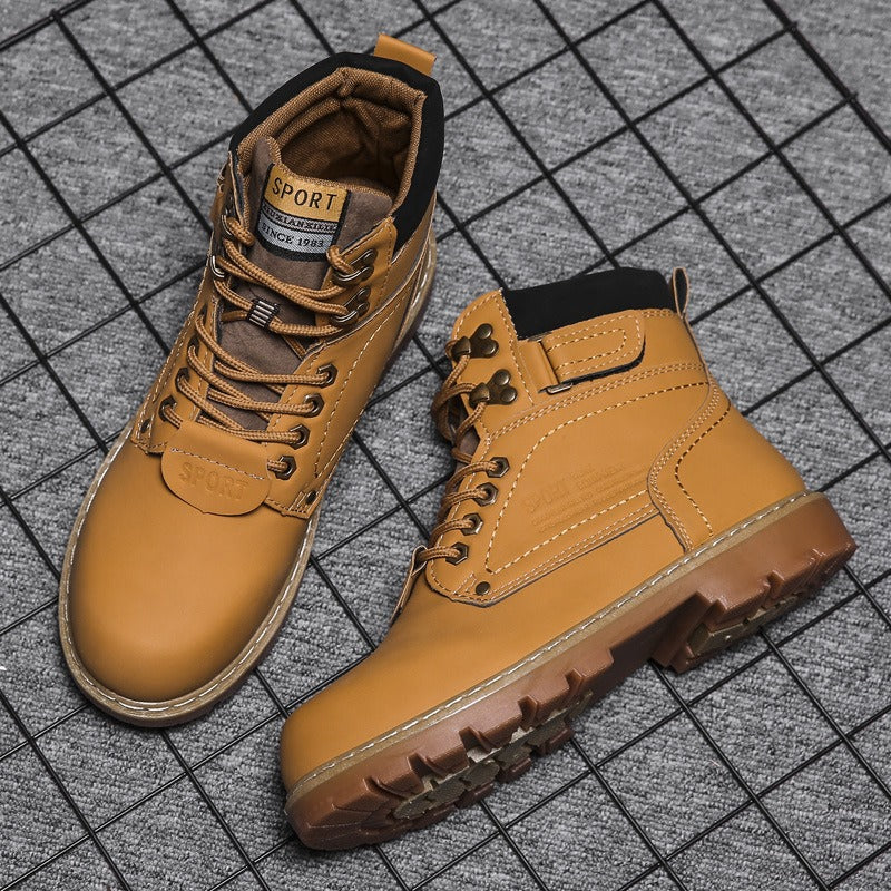 Botas casuales para hombre con forro térmico estilo militar - Thiago
