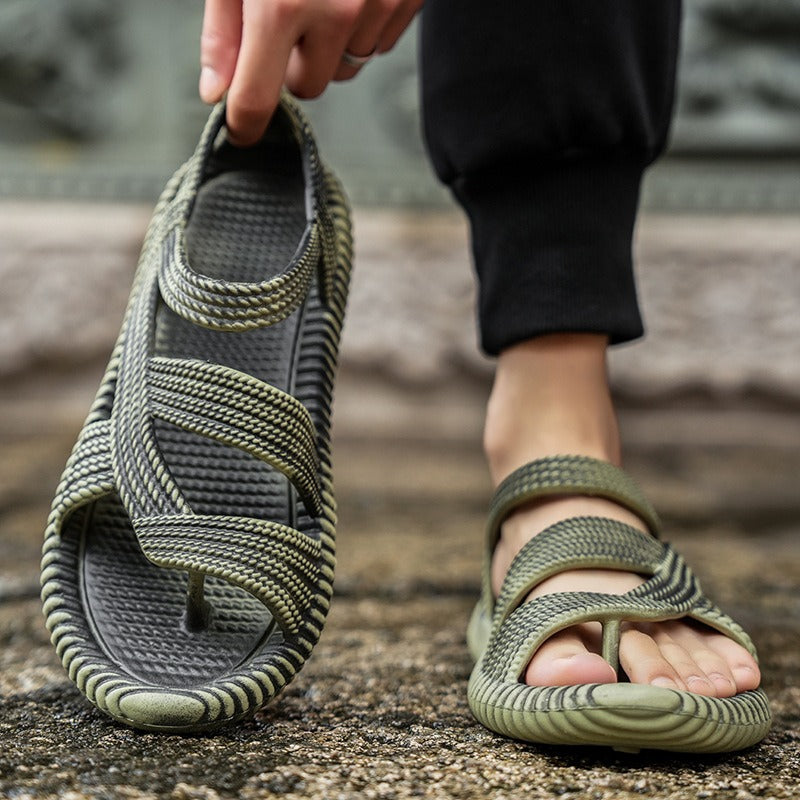 Sandalias hombre tejido trenzado diseño artesanal - Pieter