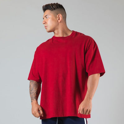 Camiseta hombre algodón corte holgado manga corta - Jacob