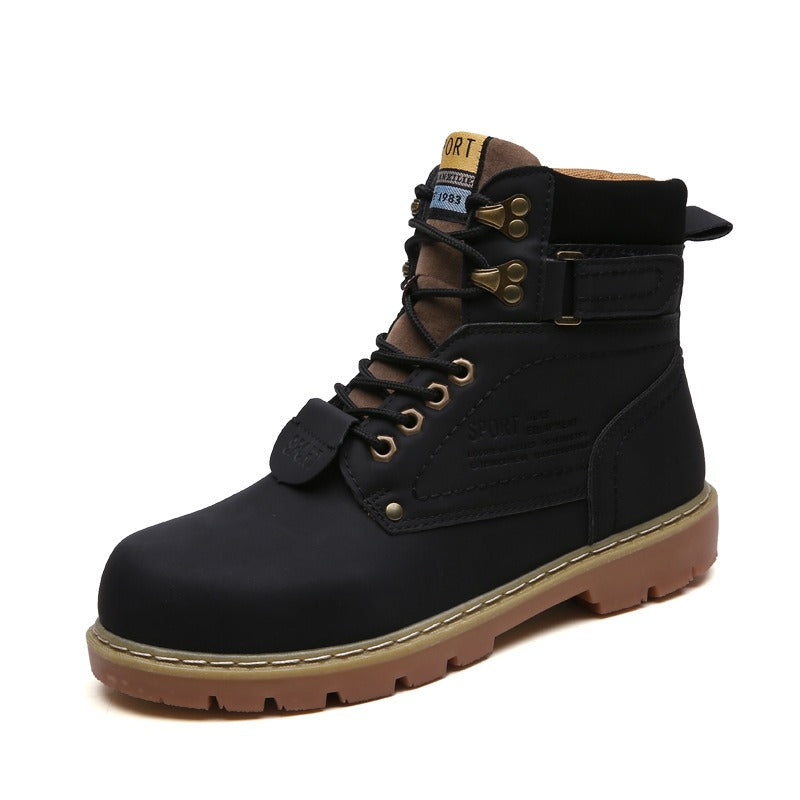 Botas casuales para hombre con forro térmico estilo militar - Thiago