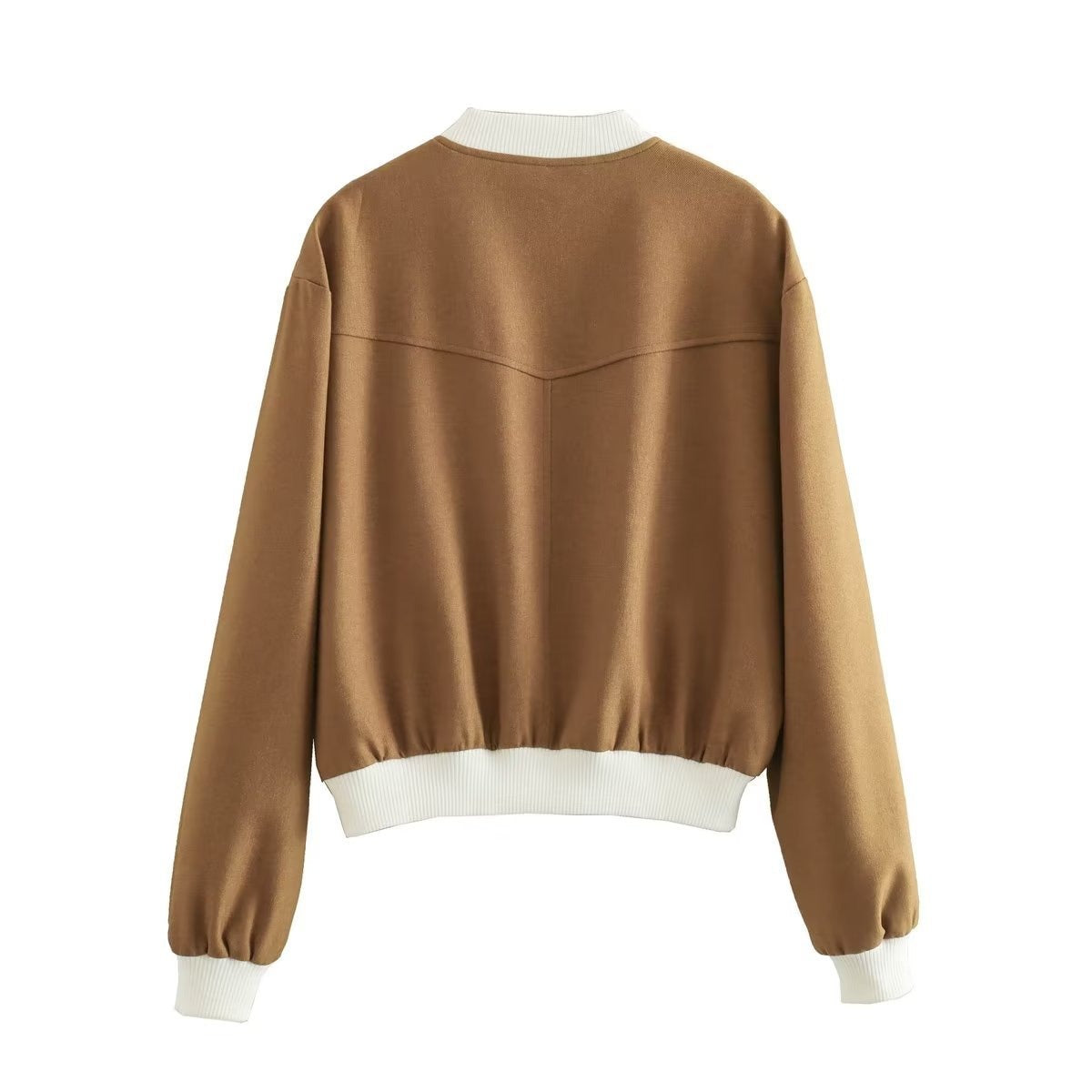 Chaqueta corta mujer diseño casual con botones metálicos - Liora