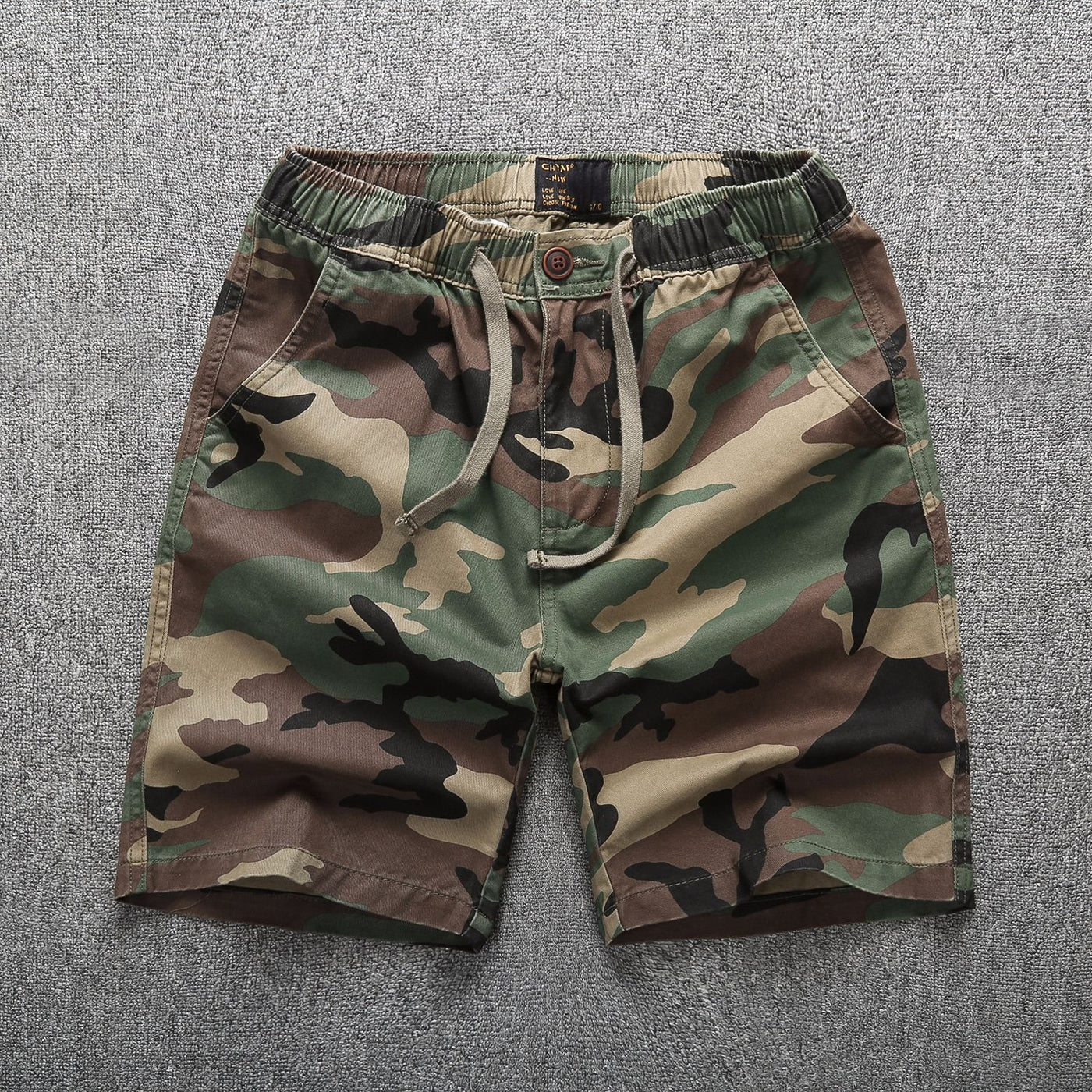 Short cargo hombre camuflaje algodón elástico - Enzo