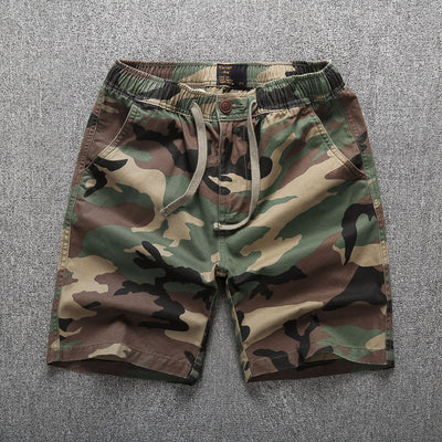 Short cargo hombre camuflaje algodón elástico - Enzo