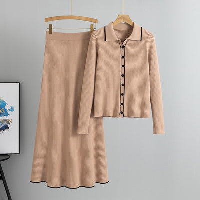 Conjunto falda punto mujer - Maelis