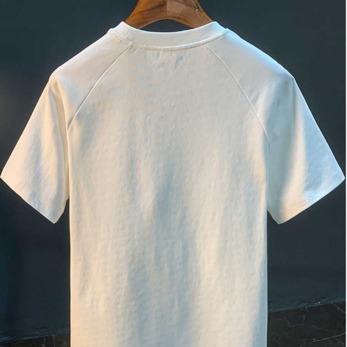 Camiseta hombre algodón costuras decorativas estilo casual - David
