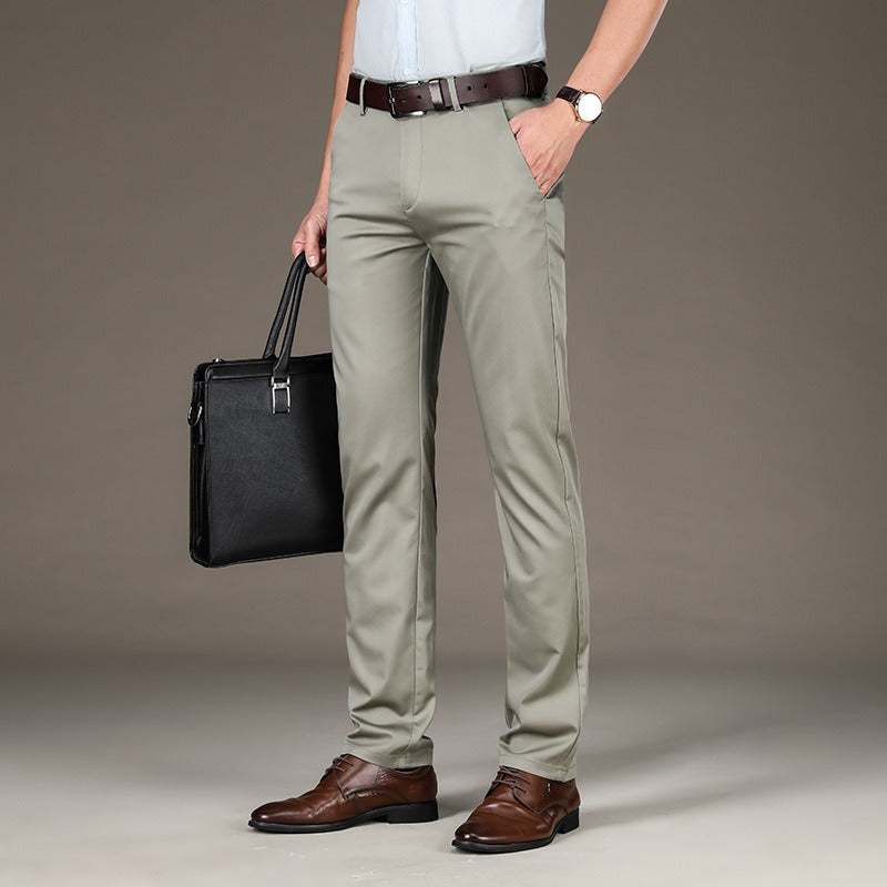 Pantalón de vestir hombre corte recto estilo ejecutivo - Victor