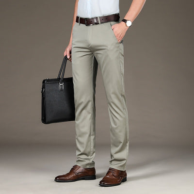 Pantalón de vestir hombre corte recto estilo ejecutivo - Victor