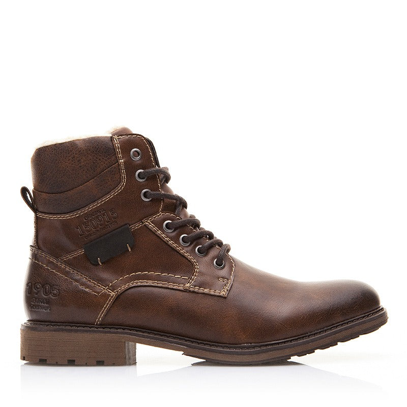 Botas hombre piel costura reforzada estilo casual - Virgil
