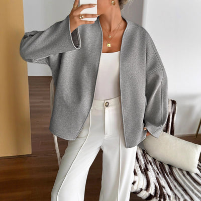 Chaqueta envolvente con cinturon para mujer - Bitia