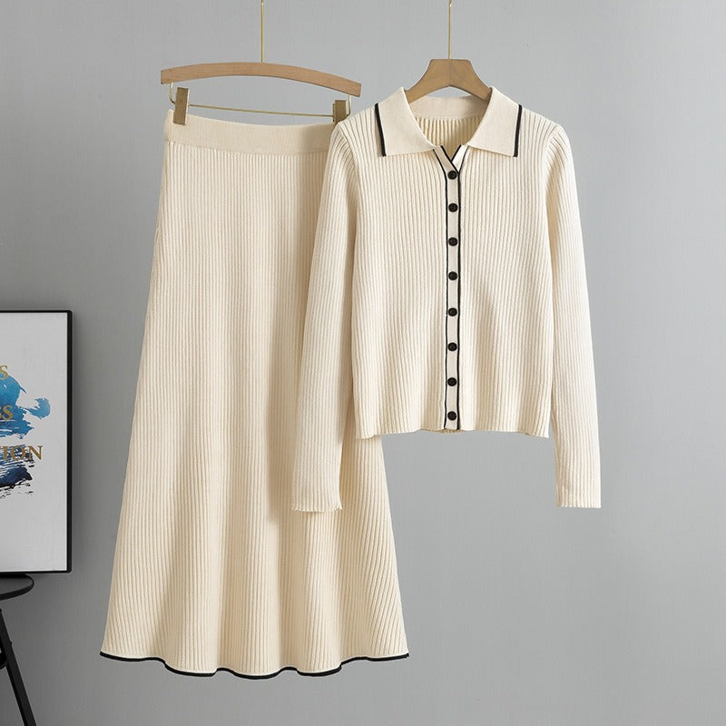 Conjunto falda punto mujer - Maelis