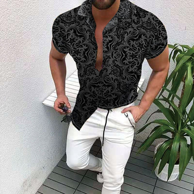 Conjunto verano para hombre estampado floral estilo relajado - Bruno