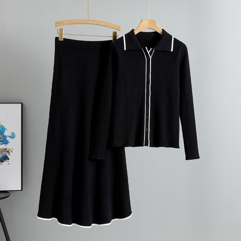 Conjunto falda punto mujer - Maelis