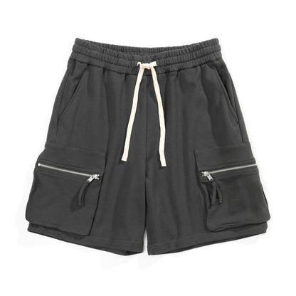 Pantalón corto cargo para hombre de algodón elástico - Milo