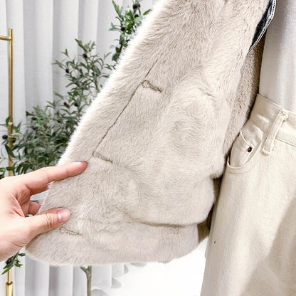 Chaqueta vaquera mujer forro borreguito oversize - Maelis