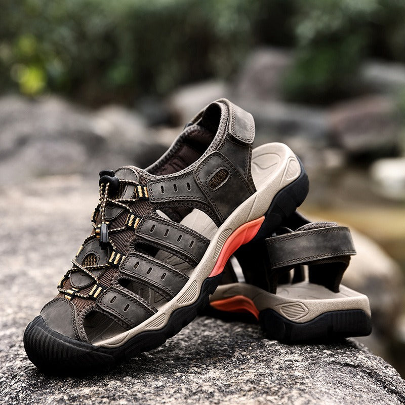 Sandalias ortopédicas hombre outdoor multi-tiras suela amortiguada deportiva - Gaël