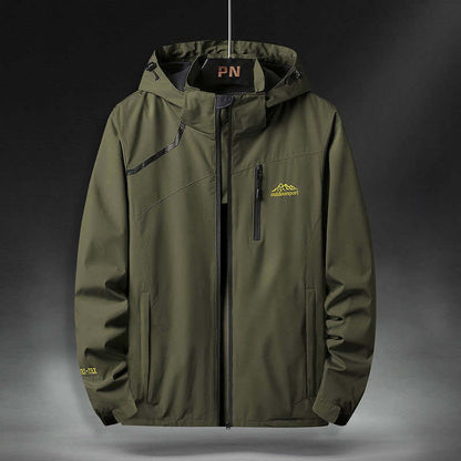 Chaqueta impermeable hombre con capucha estilo outdoor - Florian