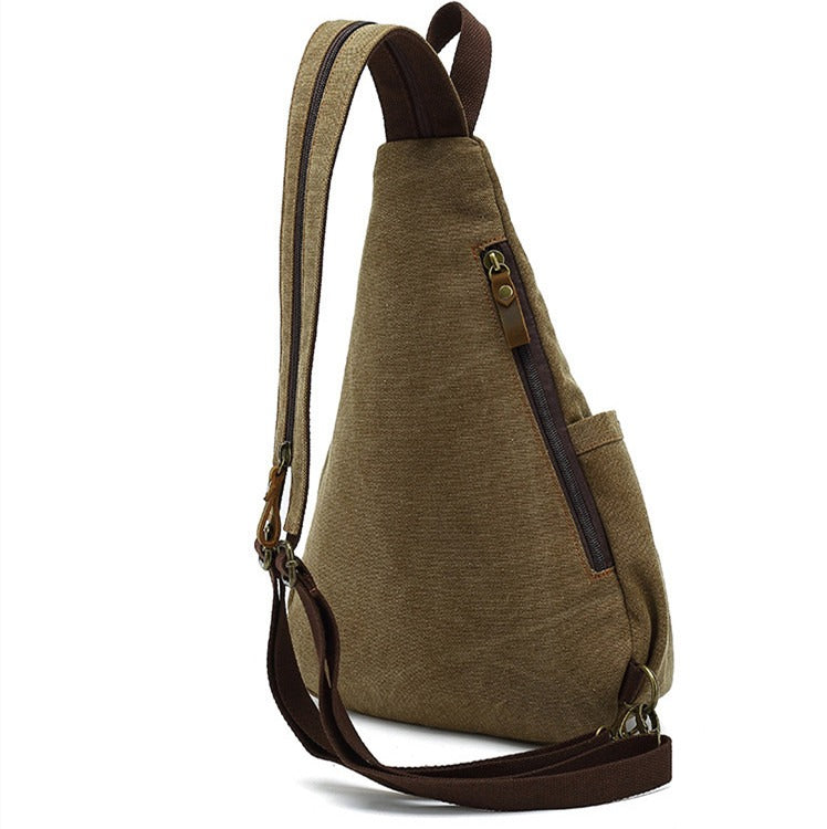 Mochila Cruzada de Lona Vintage Antirrobo - Henrik