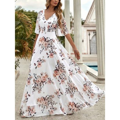 Vestido largo floral mujer - Sorelia
