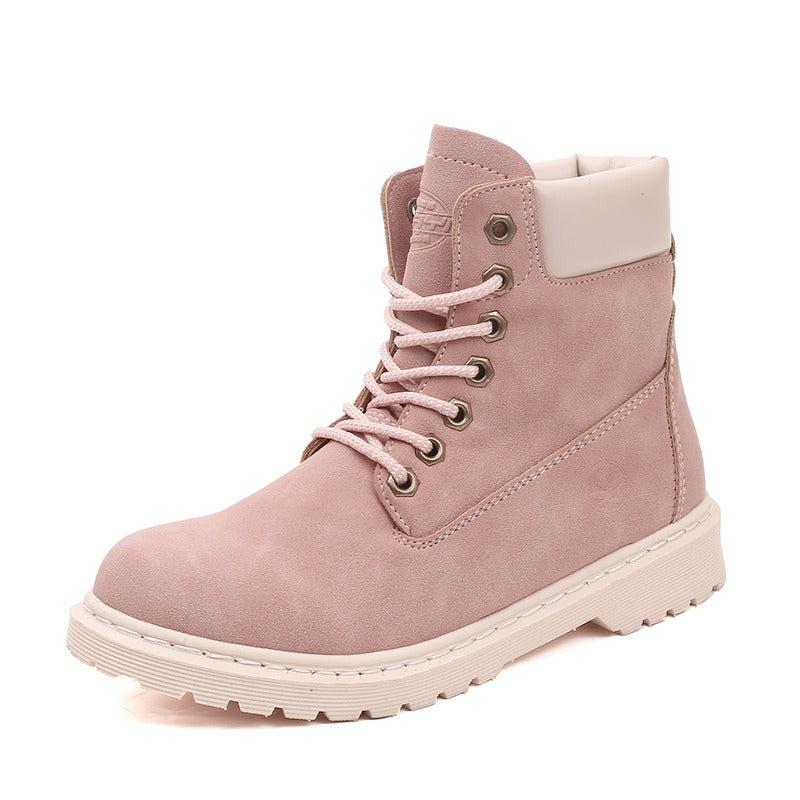 Botas mujer gamuza y suela gruesa - Alisse