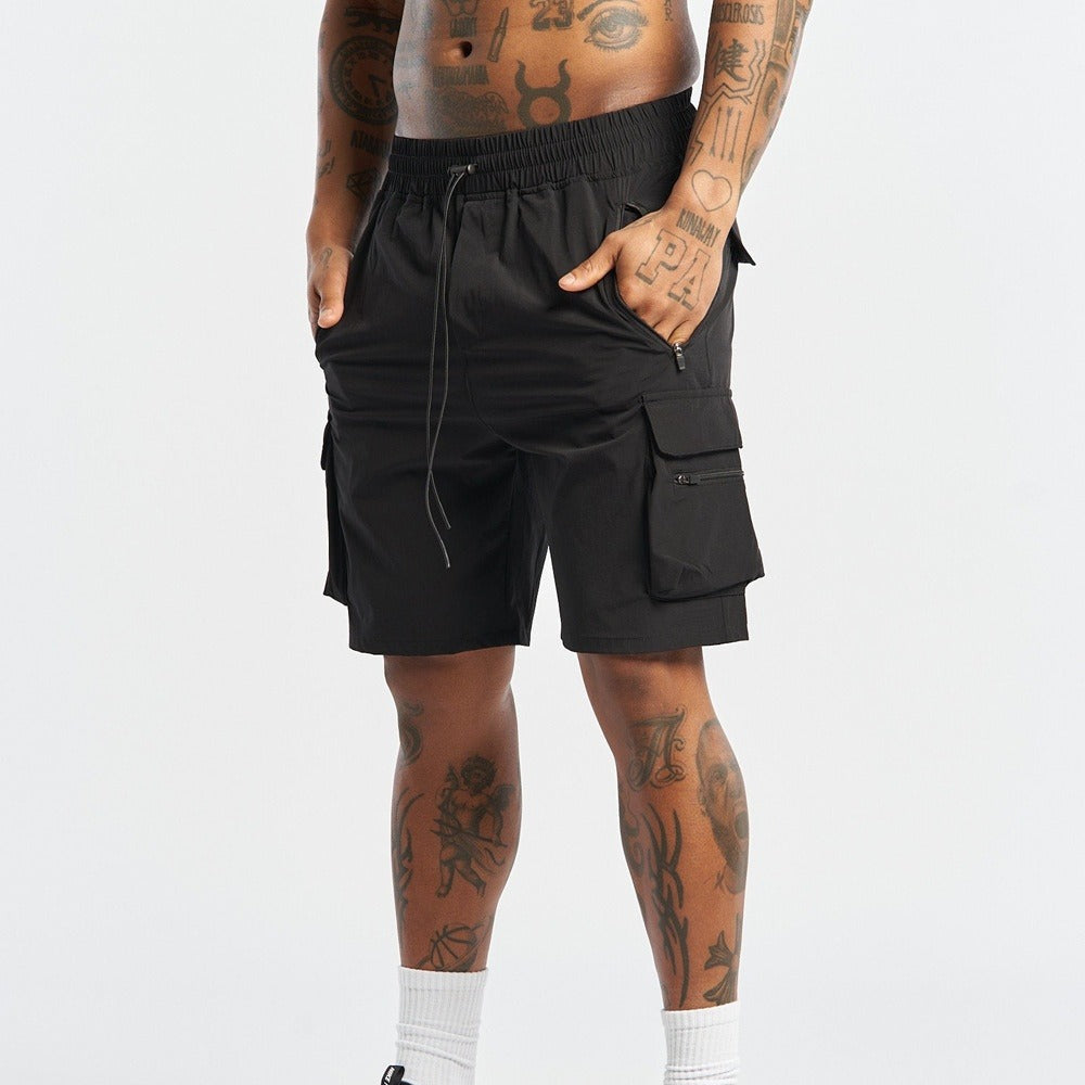Pantalón corto para hombre bolsillos cargo estilo casual - Malik