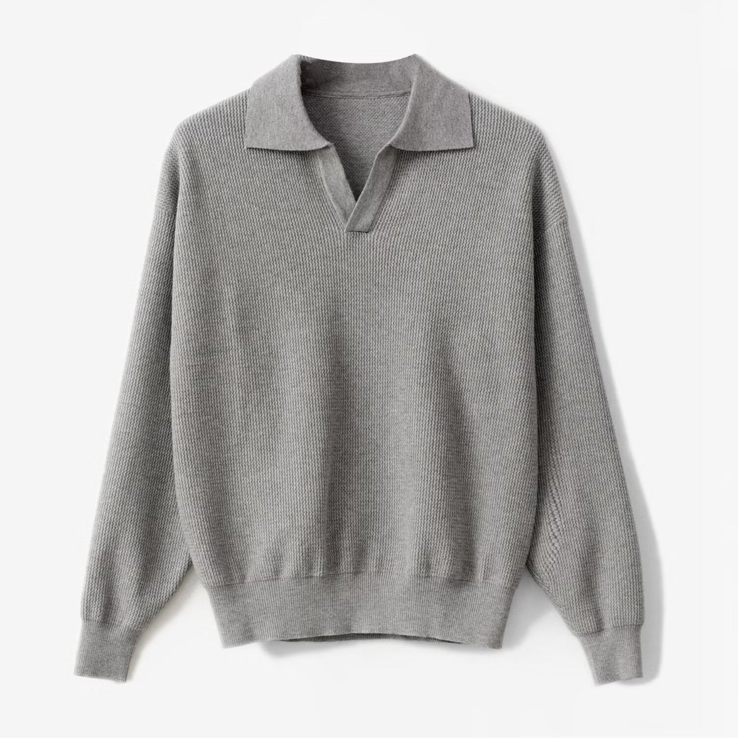 Suéter polo de punto para hombre - Mervik