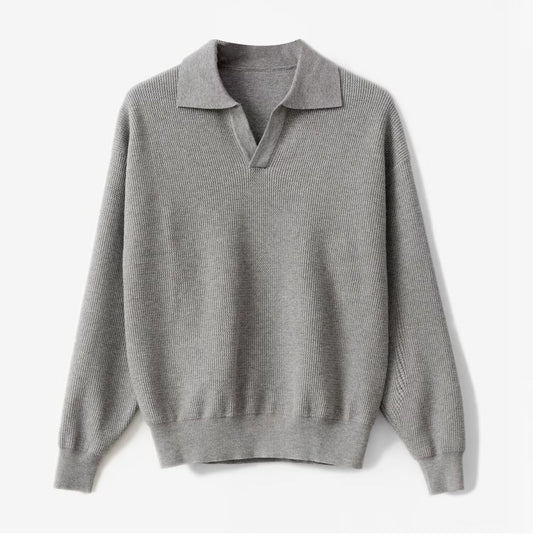 Suéter polo de punto para hombre - Mervik