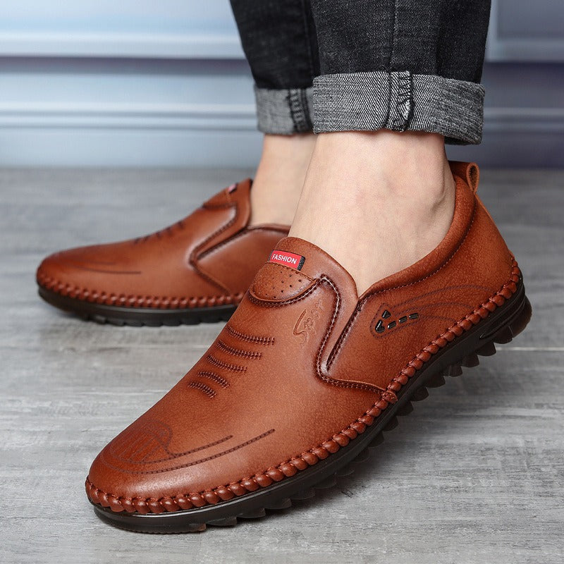 Zapatos casuales para hombre de piel sintética estilo mocasín - Teun