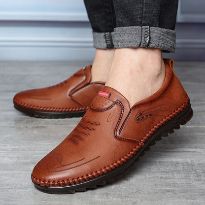 Zapatos casuales para hombre de piel sintética estilo mocasín - Teun