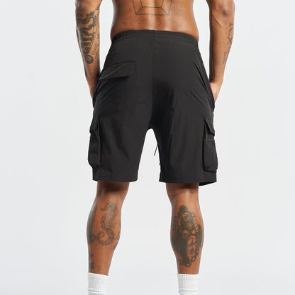 Pantalón corto para hombre bolsillos cargo estilo casual - Malik