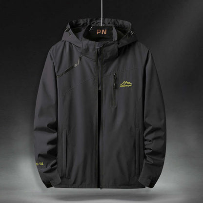 Chaqueta impermeable hombre con capucha estilo outdoor - Florian