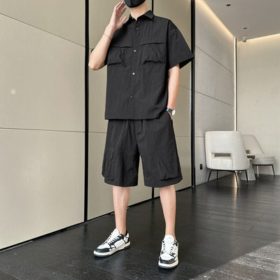 Conjunto verano para hombre bolsillos utilitarios estilo relajado - Kenji