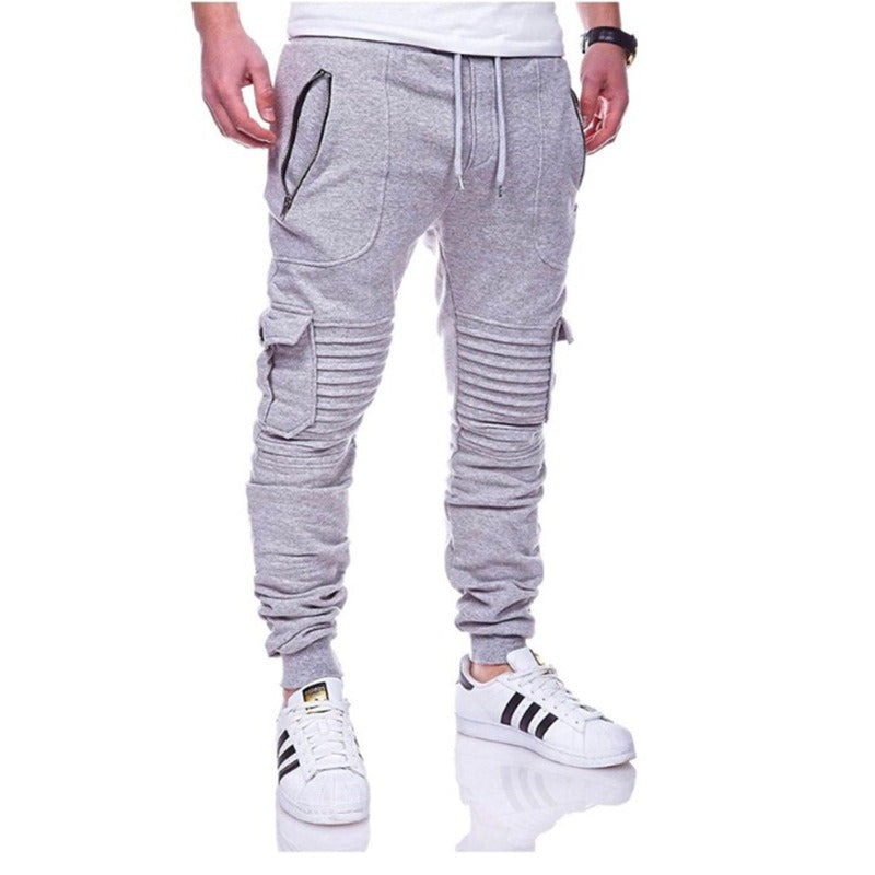 Jogger deportivo hombre con bolsillos cargo y textura acanalada - Brant