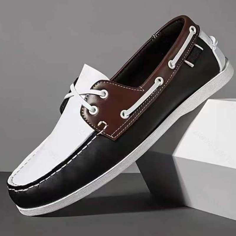 Mocasines casuales para hombre de costuras decorativas estilo náutico - Iñaki