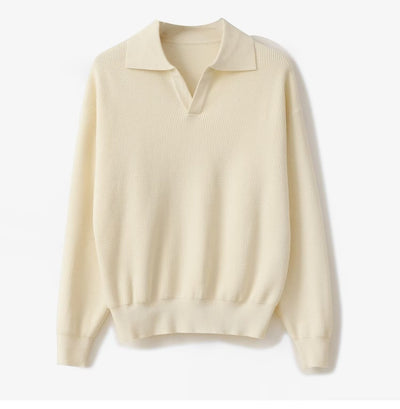 Suéter polo de punto para hombre - Mervik
