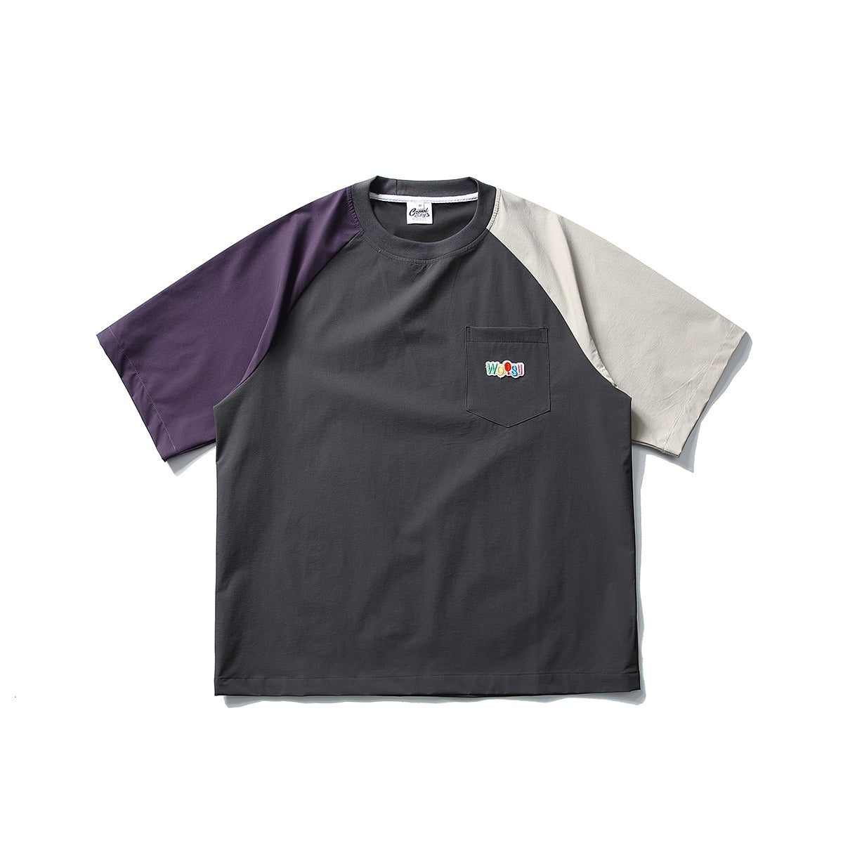Camiseta hombre manga raglán tejido técnico secado rápido - Bruno