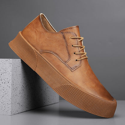 Zapatos para hombre de piel sintética con plataforma estilo casual - Paulo
