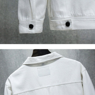 Chaqueta negra hombre estilo utilitario bolsillos grandes - Hektor